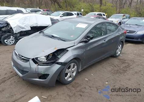 2012 Hyundai Elantra Gls из США, поврежденный, VIN 5NPDH4AE4CH069664